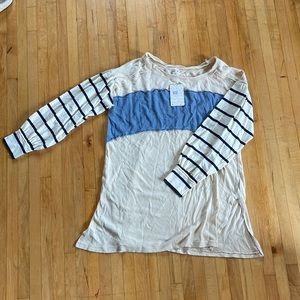 Free People ivory tunic top